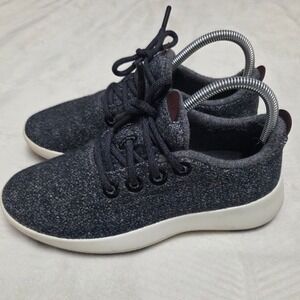ALLBIRDS WOOL RUNNER MIZZLES SNEAKERS NATURAL GREY CREAM SOLE WOMENS SZ 7